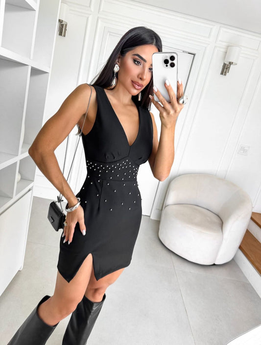 Vestido Perla com spikes