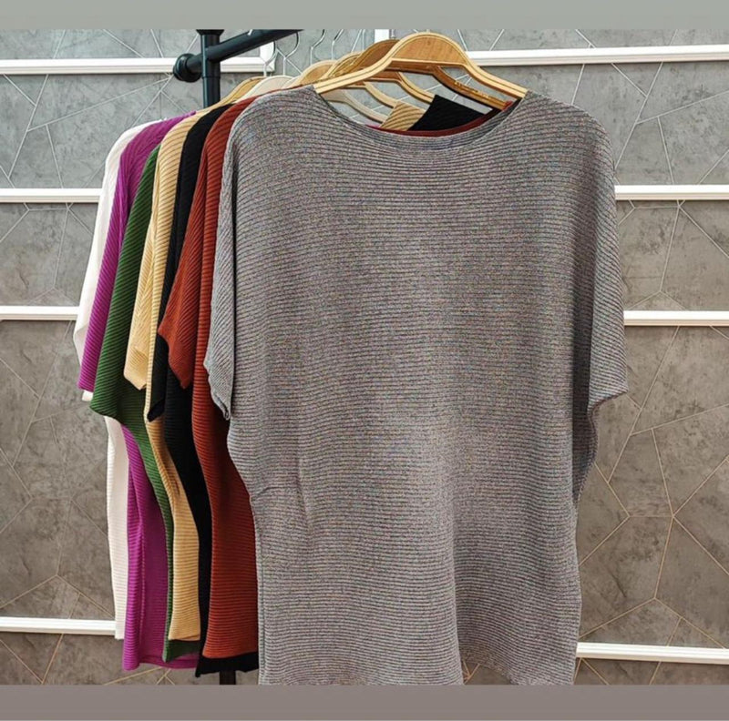 Blusa manga morcego