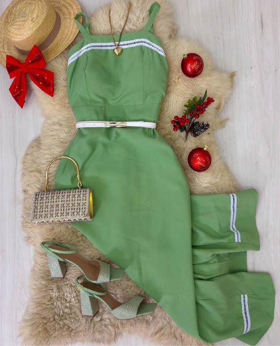 Vestido Tricoline