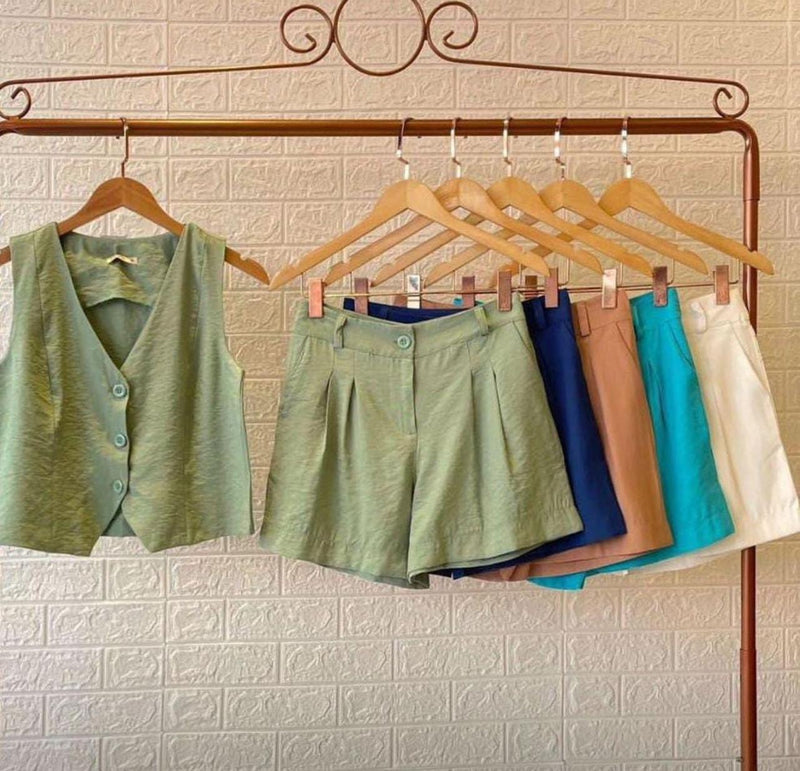 Conjunto alfaiataria verão