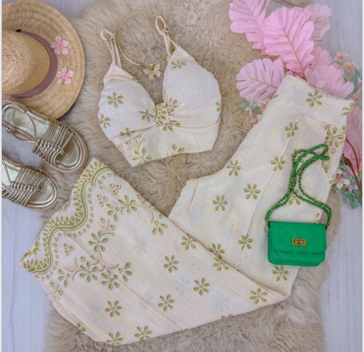 Conjunto em crepe