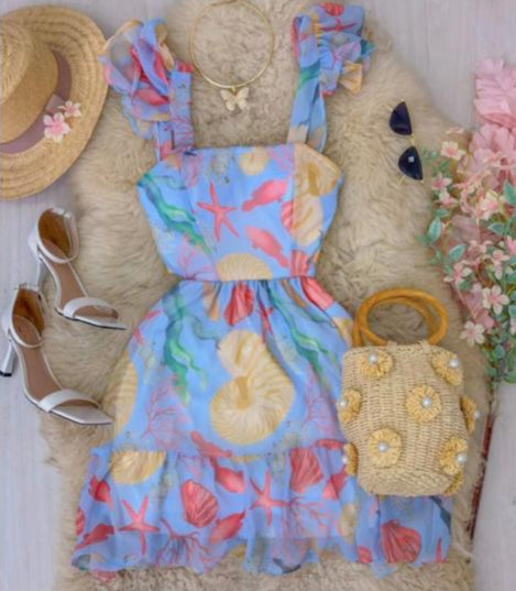 Vestido crepe seda