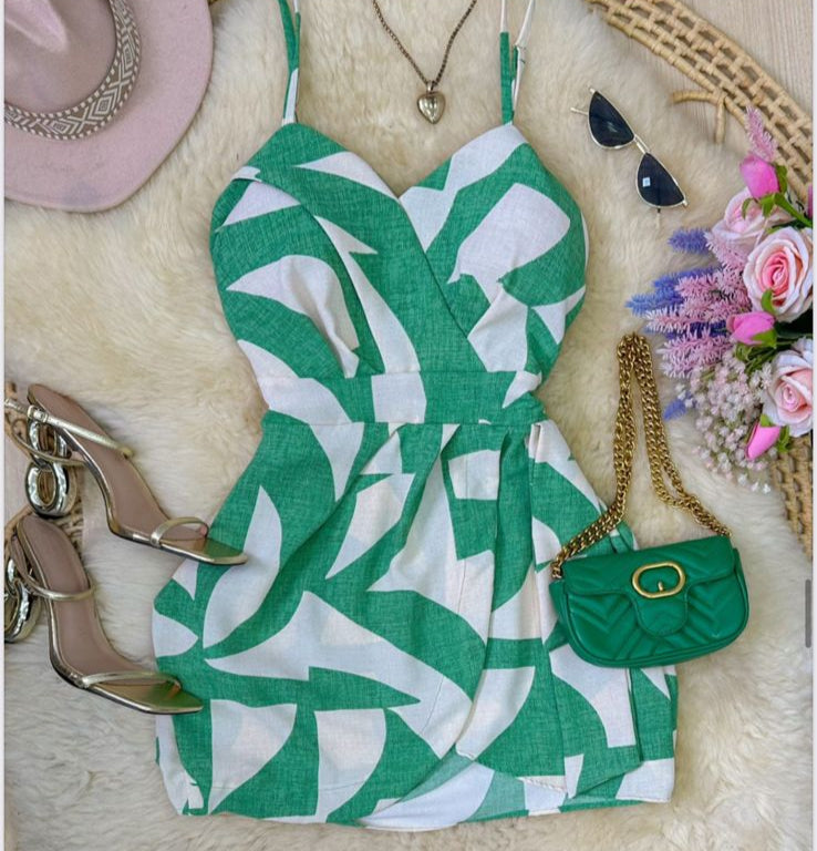 Vestido em crepe