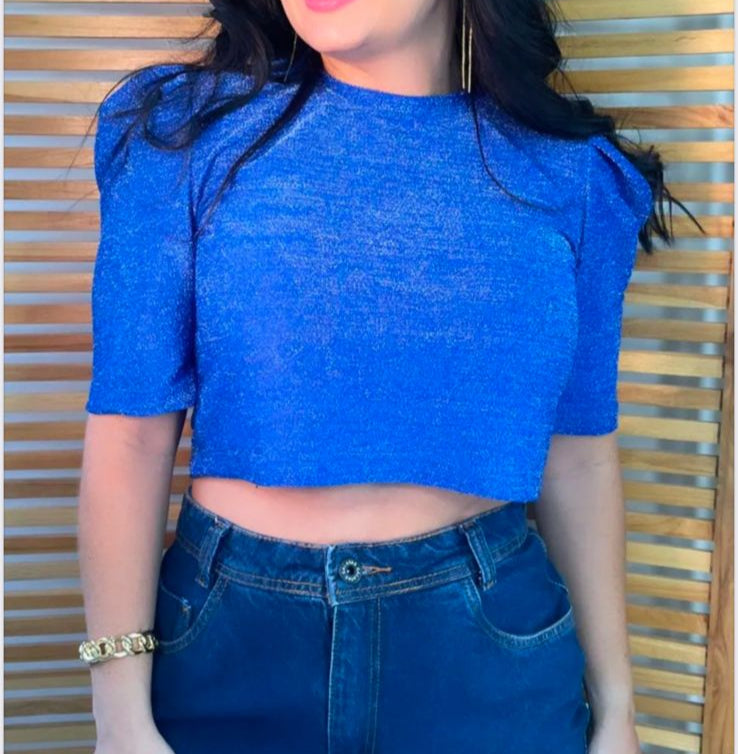 Cropped glitter, manga princesa