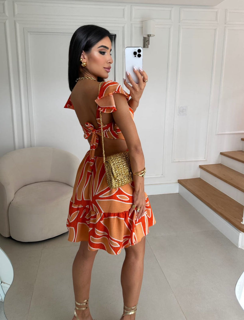 Vestido verão estampado